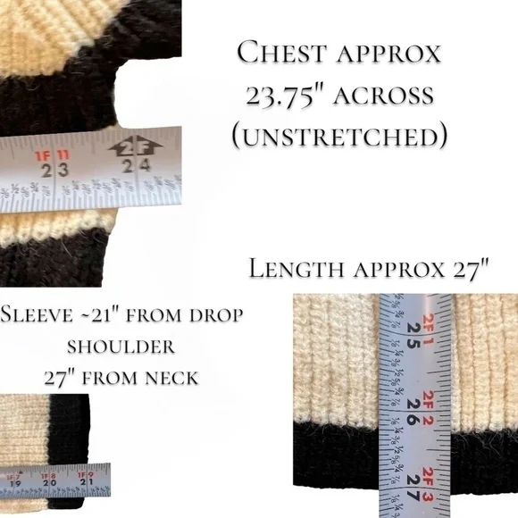 Striped Half Zip Side Slit Relaxed Casual Pullover Sweater - Picture 15 of 16